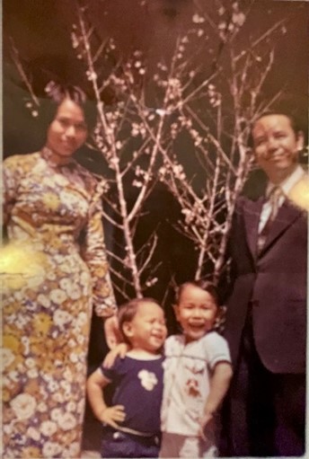 A family photo taken in Vietnam before Hong and his family immigrated to Canada to escape the war