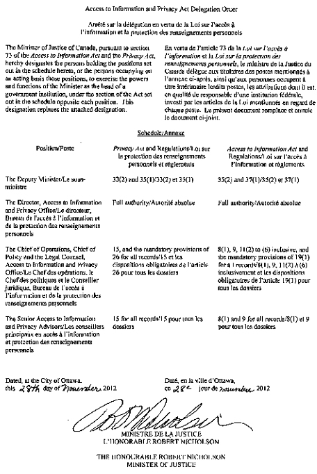 D&eacute;l&eacute;gation de pouvoirs page 1
