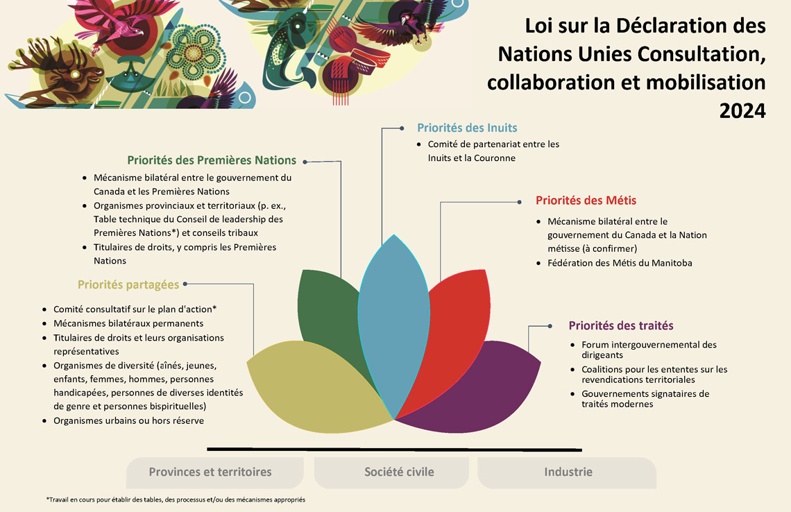 Loi sur la Déclaration des Nations Unies &ndash; consultation, collaboration et mobilisation 2024