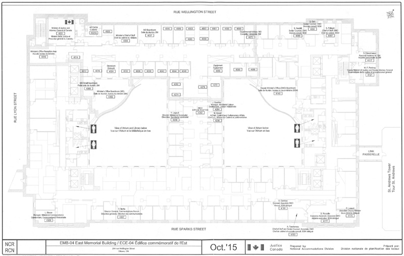 Plan d'&eacute;tage du Minist&egrave;re de la justice